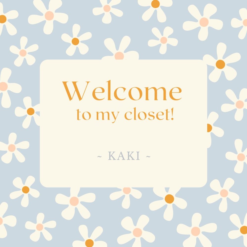 Welcome to my closet!